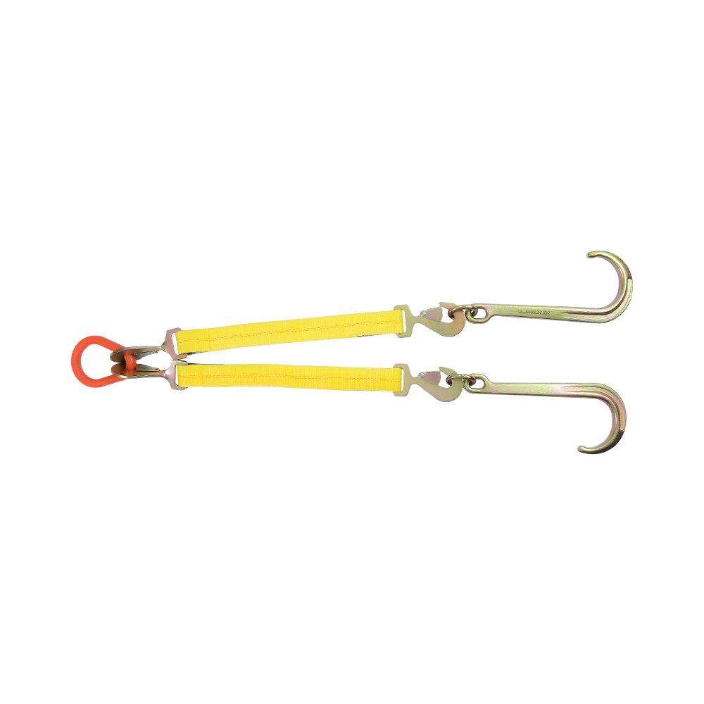 Ratcheting J-Hook iungite-down V Strap Design RTJ Multi-Point Hook ad stuppam Truck Usus