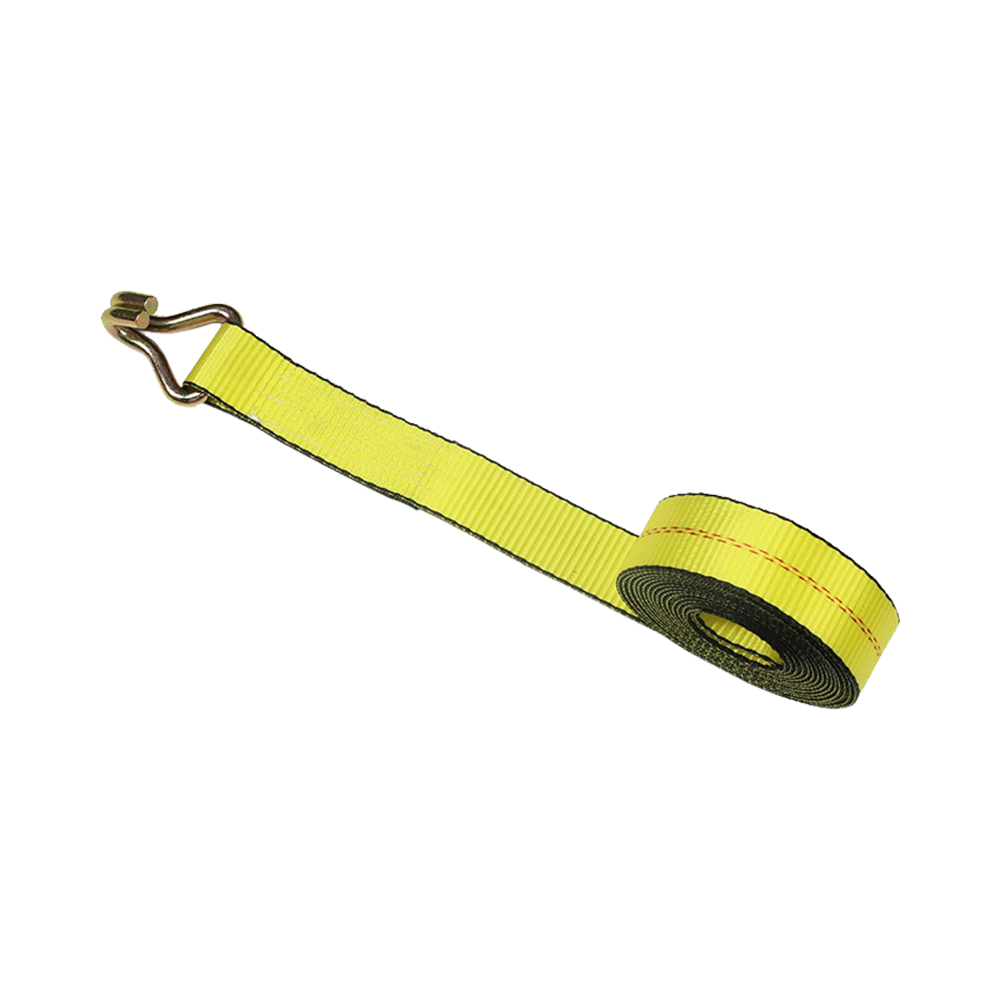 2inch Yellow Winch Strap cum duplici J-Hook 2inch Yellow Winch Strap cum duplici J-Hook
