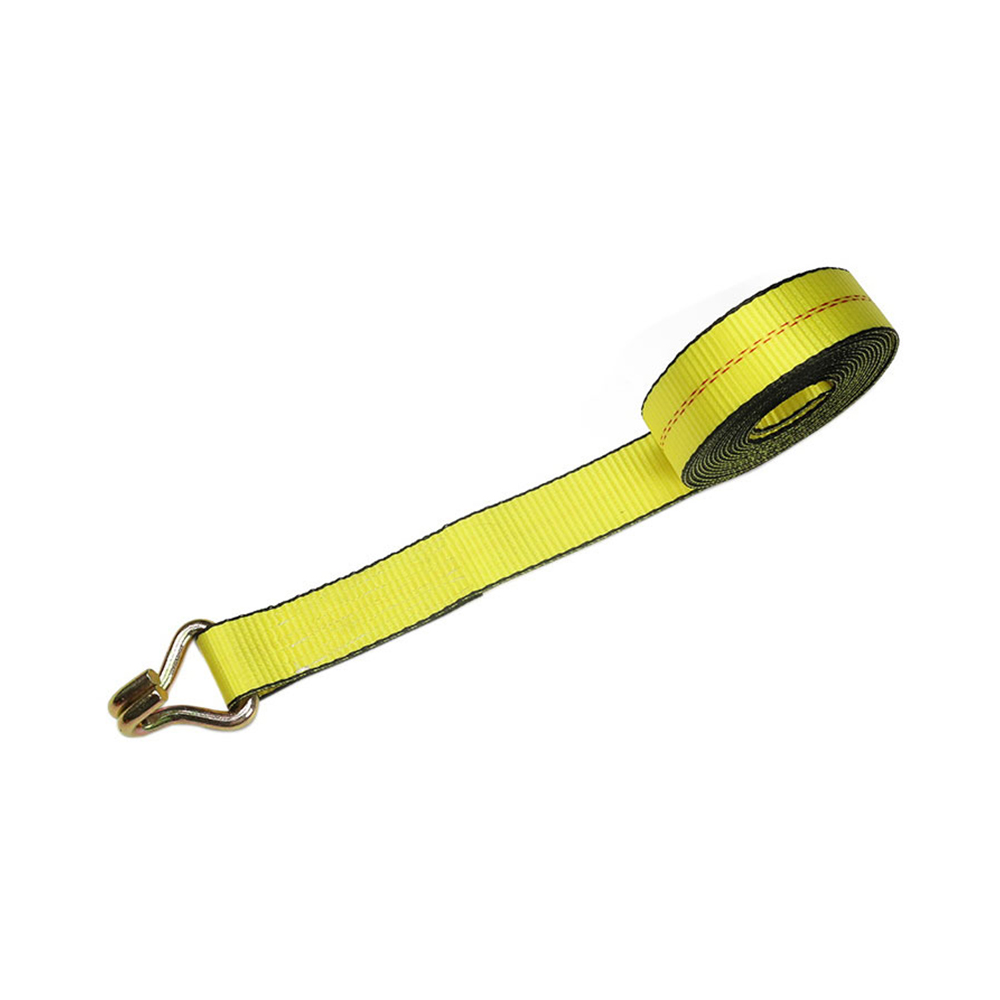 2inch Yellow Winch Strap cum duplici J-Hook