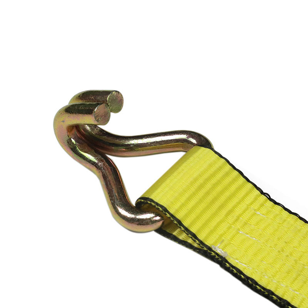2inch Yellow Winch Strap cum duplici J-Hook