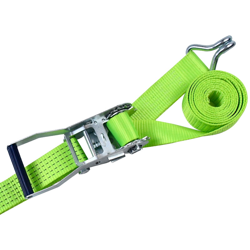 50mm 5000kg Alba Zinc Plastic manubrio Ratchet Strap cum Claw Hooks
