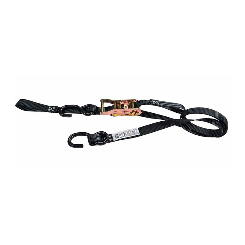 1'' X 7' Mini Motorcycle Ratchet Strap Cum S Hooks