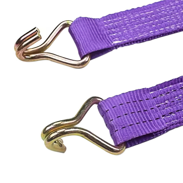 38mm 3t Purpura Digitus Flexilis Palpate Ratchet Stramentum cum Wire Hooks