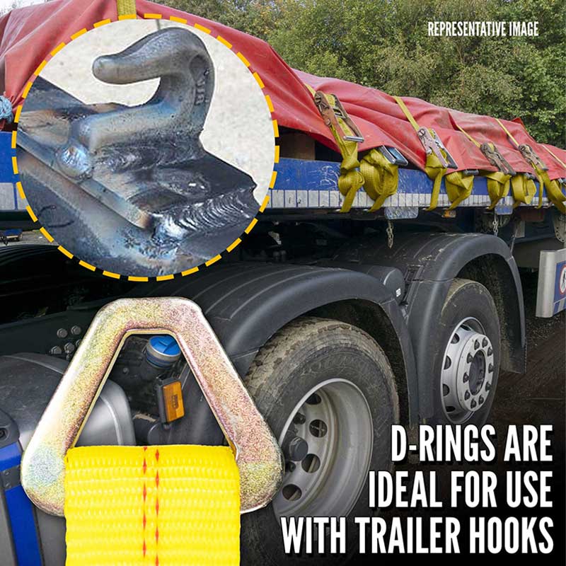 2'' X 30' Ratchet Strap D-Rings