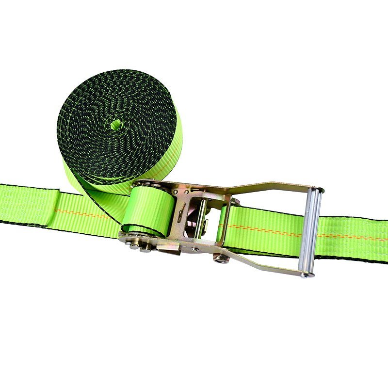 IV 'X XXX' Green Ratchet Strap Cum Flat Hooks