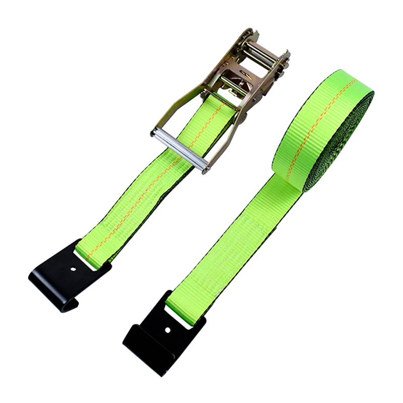 IV 'X XXX' Green Ratchet Strap Cum Flat Hooks
