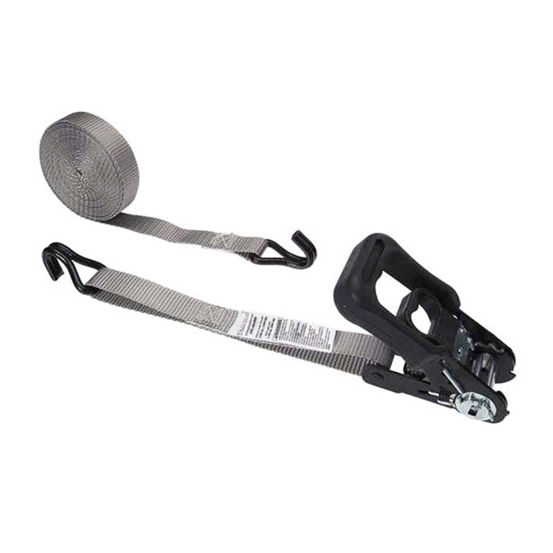 1'' X 15' Purgamentum Coated palpate Ratchet Strap cum Vinyl Coated filum Hooks