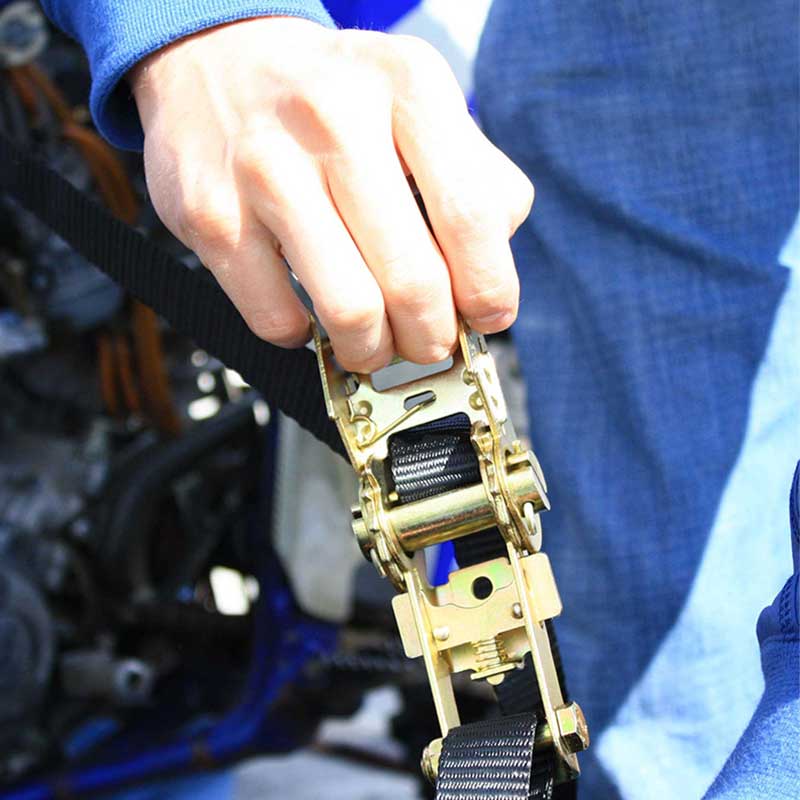 1''X VI, Maximum Tenacity motorcycle Ratchet ligare Strap Cum XII 'Sewn loop