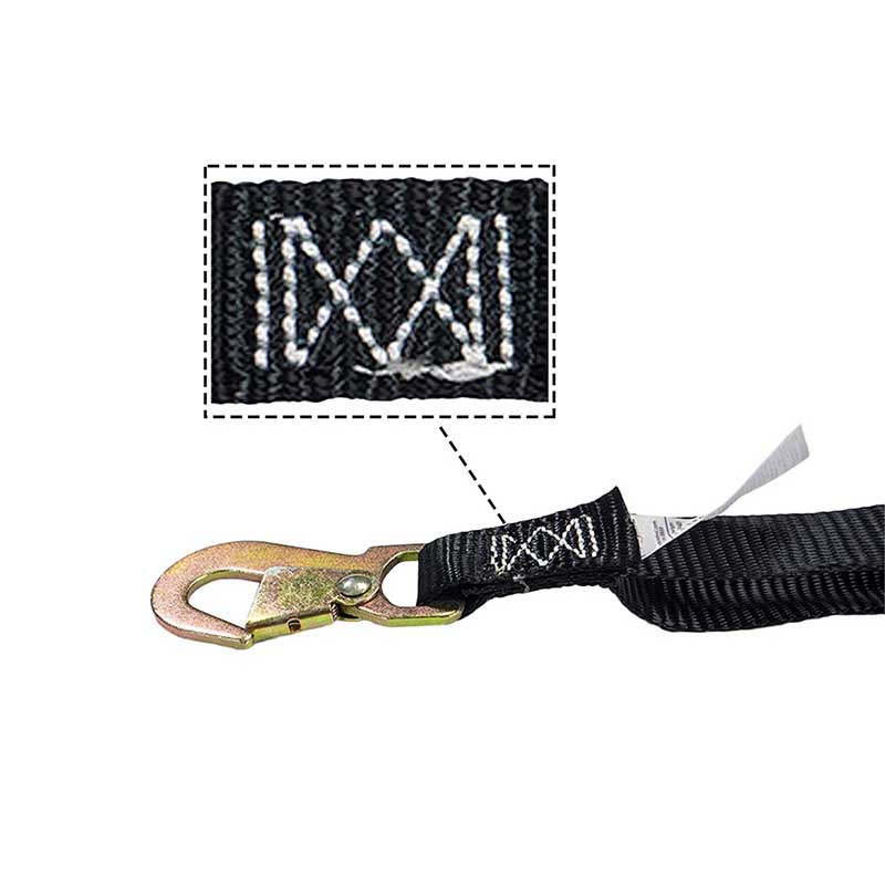 1'' X 6' Polyester Ratchet Fibula Strap cum Flat Snap Hooks