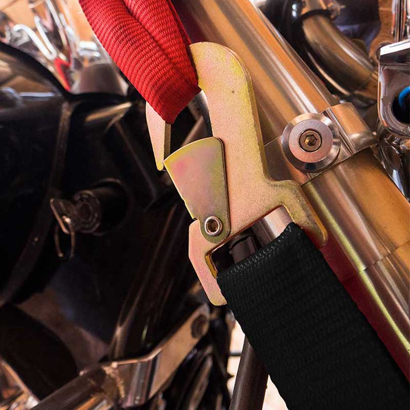 1'' X 6' Polyester Ratchet Fibula Strap cum Flat Snap Hooks