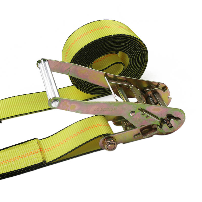 2'' Flat Hook Ratchet Straps pro Trailer Truck Load Securement