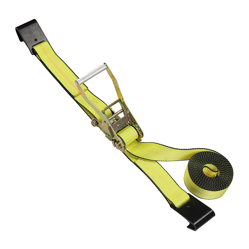 2'' Flat Hook Ratchet Straps pro Trailer Truck Load Securement