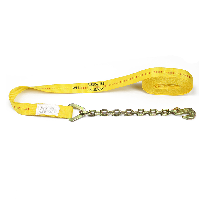 Geminus-Redline 2inch Ratchet Strap Cum Chain Anchora Tractus
