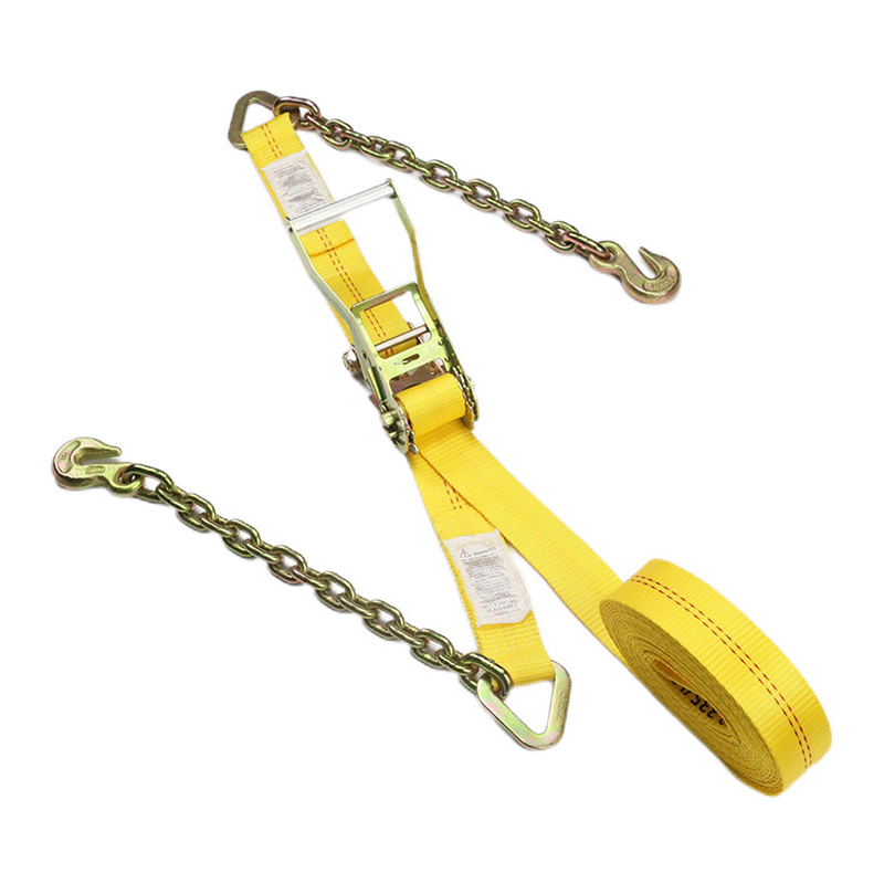 Geminus-Redline 2inch Ratchet Strap Cum Chain Anchora Tractus