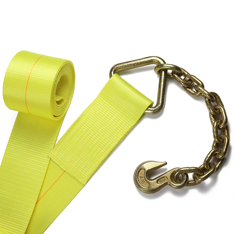 nativus Longitudo 4inch Ratchet Strap cum Catena Tractus