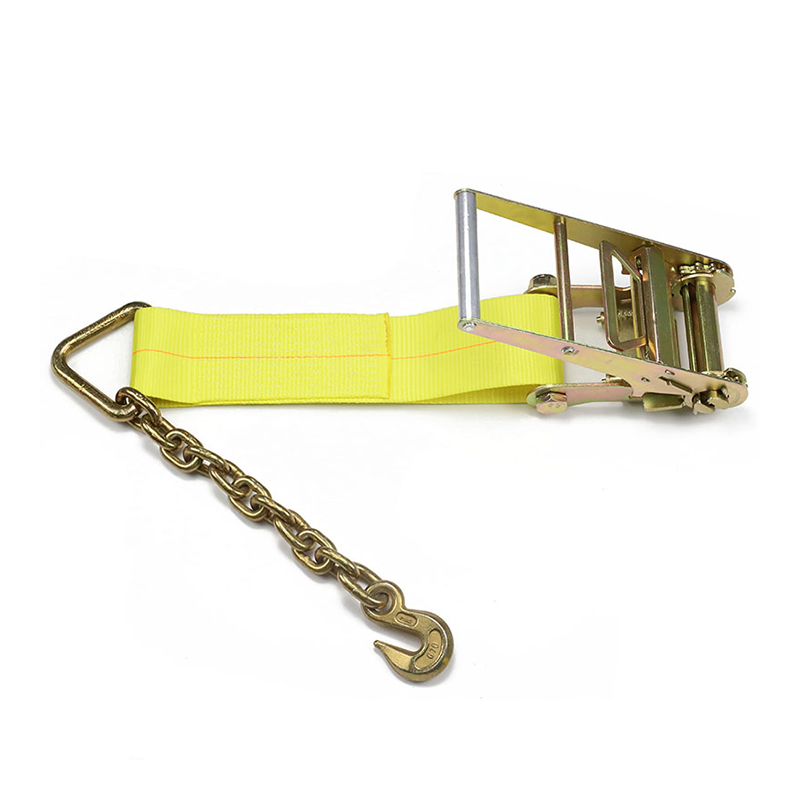 nativus Longitudo 4inch Ratchet Strap cum Catena Tractus