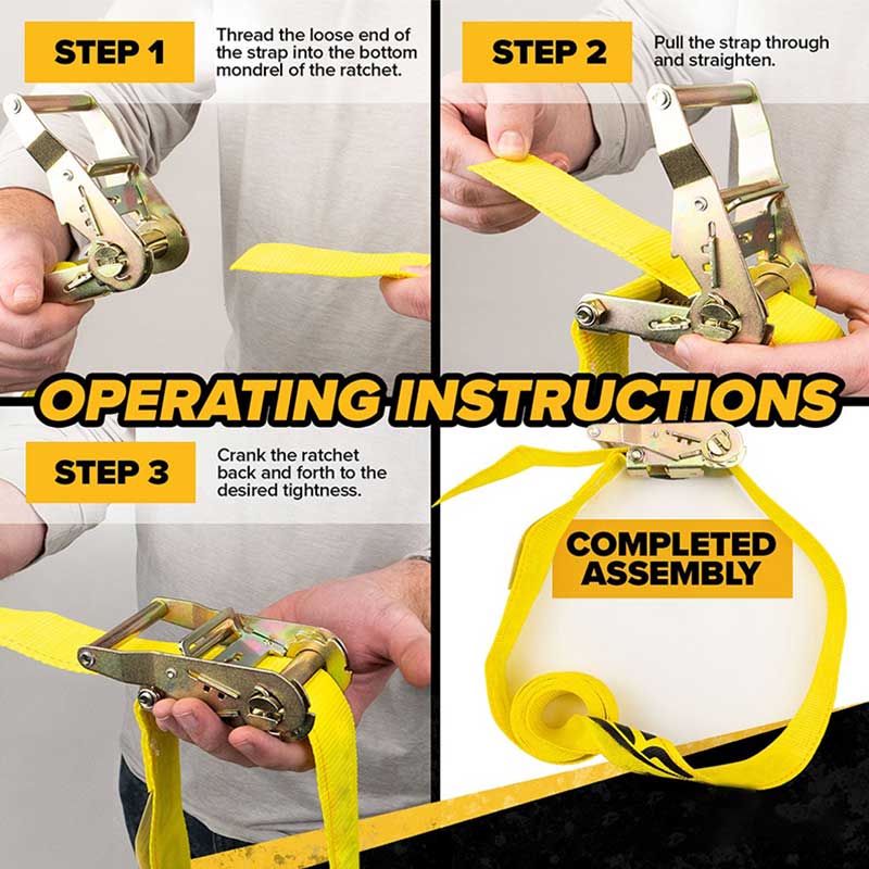 Numen II X X, Yellow Sine fine Ratchet Strap