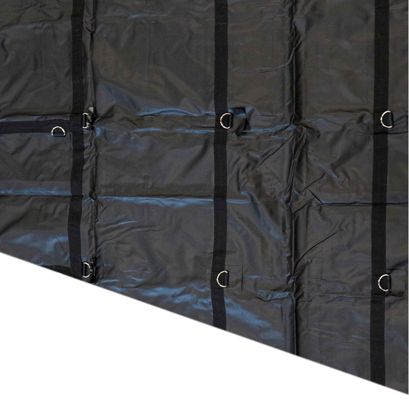 Black Heavy- Duty Coil Tarp