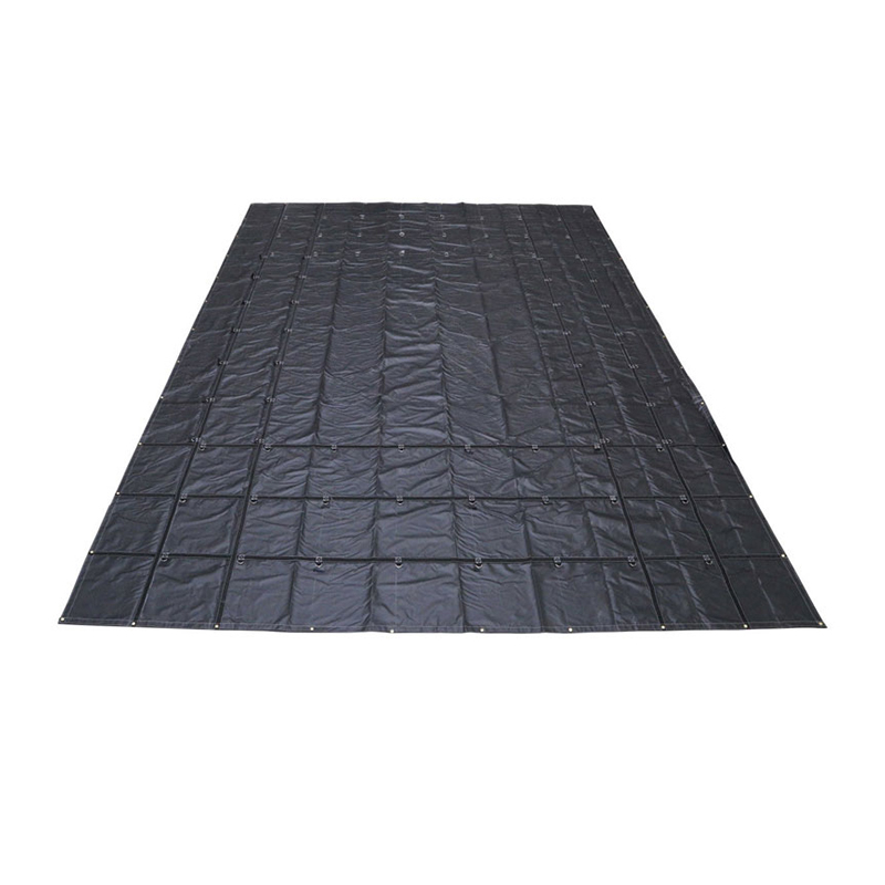 Black Heavy- Duty Coil Tarp