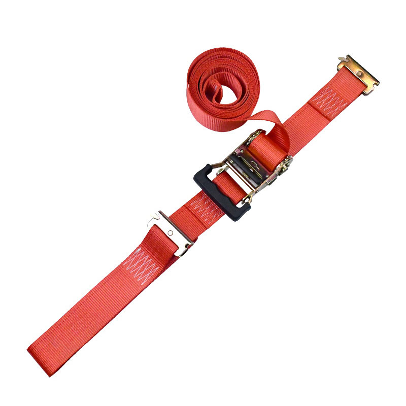 The 2'' X 12' Red Fingerprint Ratchet E-Track Tie-Down Ratchet Strap The 2'' X 12' Red Fingerprint Ratchet E-Track Tie-Down Ratchet Strap