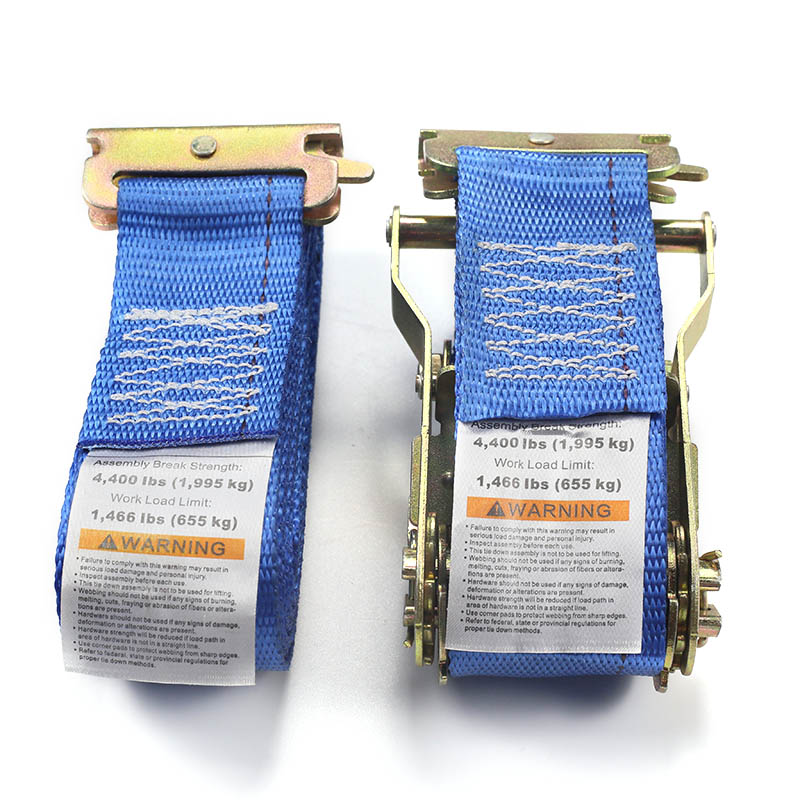 In 2-Inch E-Track Ratchet Strap (Blue) In 2-Inch E-Track Ratchet Strap (Blue)