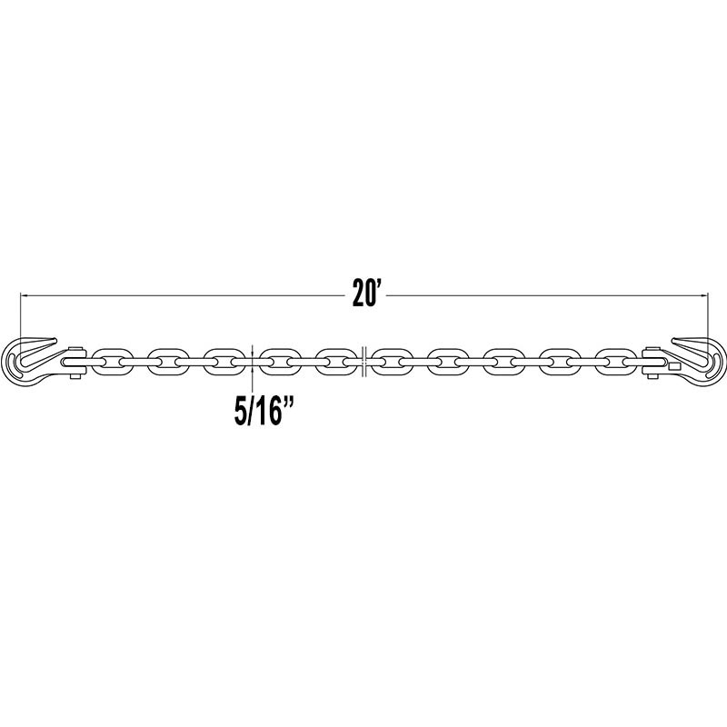 DXVI Vincula Conventus ligatura W Clevis Grab Hooks - Grade 80